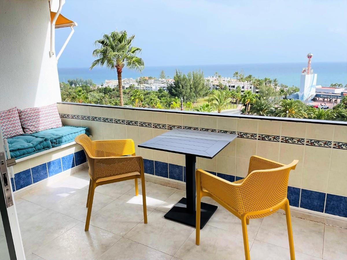 Meerblick Beach-Apartment Monte Rojo San Agustín Esterno foto