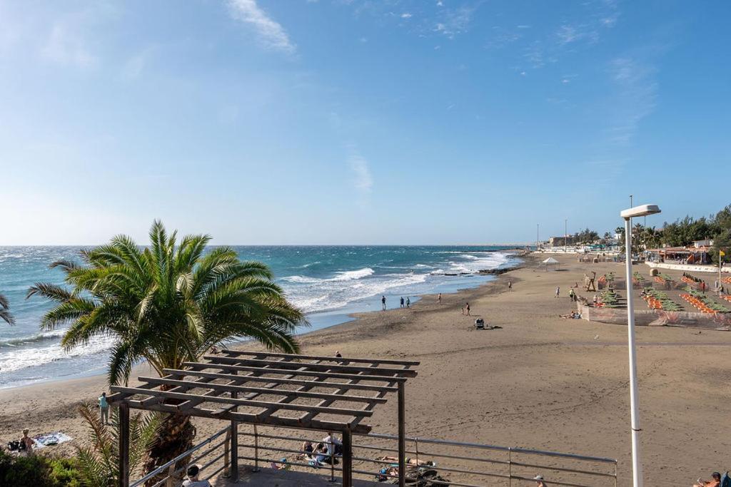 Meerblick Beach-Apartment Monte Rojo San Agustín Esterno foto